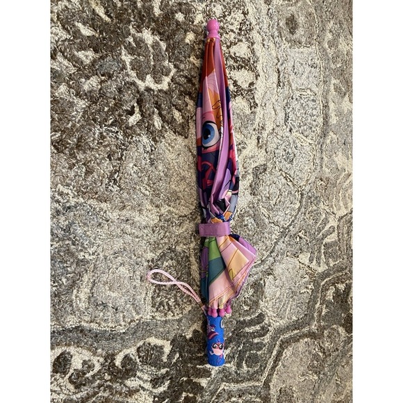 LPS Littlest Pet Shop YOUTH Kids Purple Puppy Umbrella 2014 Collectible - Picture 2 of 11